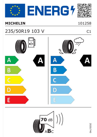 Kia Tyre Label - michelin-101258-235-50R19-380x540